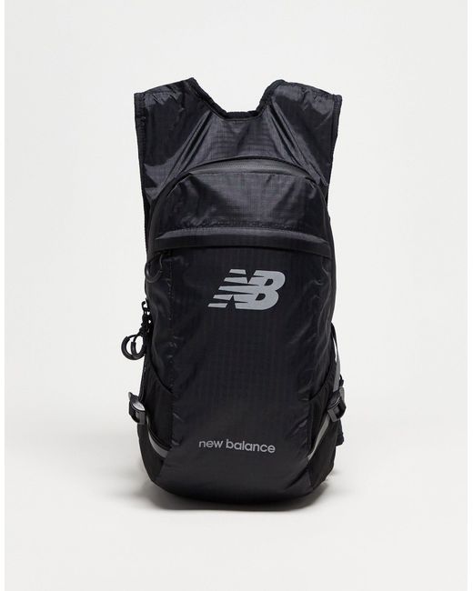 New Balance Black Running Backpack With Logo