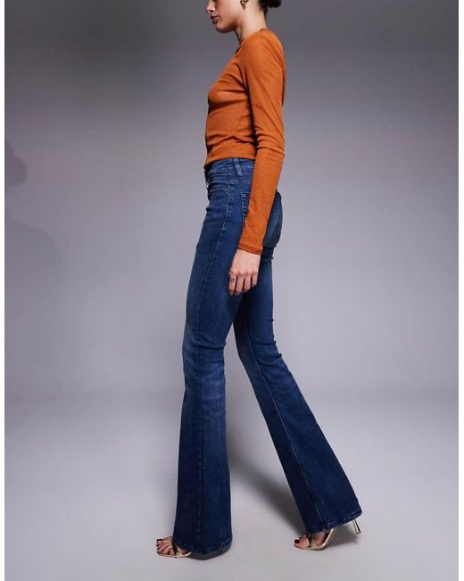 ASOS Blue Asos Design Tall Bootcut Flare Jeans