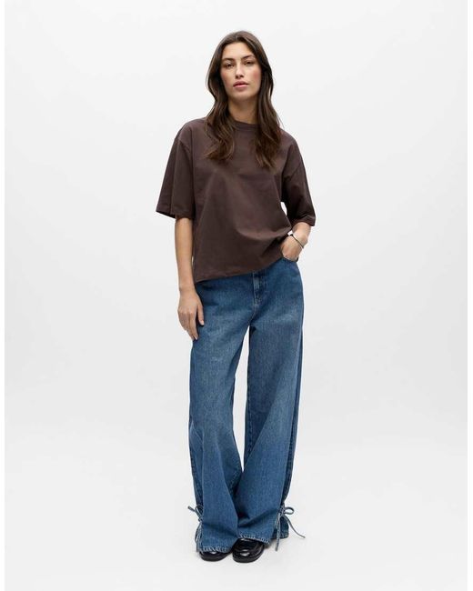 Camiseta Object de color Brown