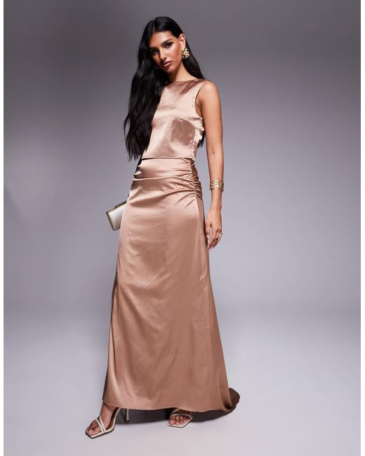 TFNC London Gray – cropped-satin-top