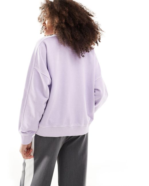 Boss Purple Boss – oversize-sweatshirt