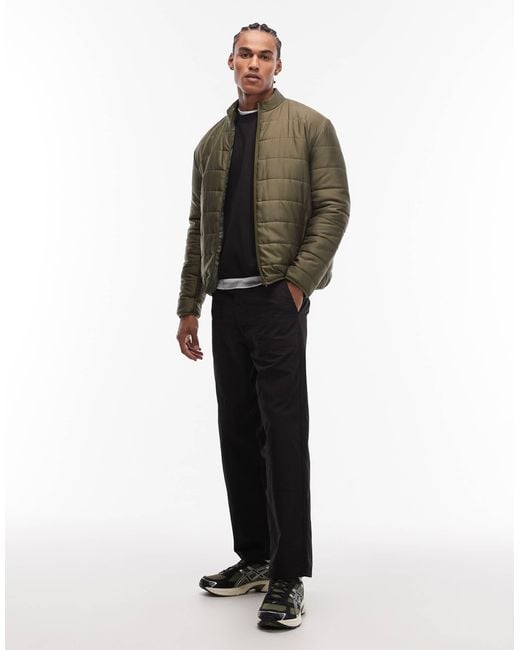 ASOS Gray Peakmaxtm Liner Jacket for men