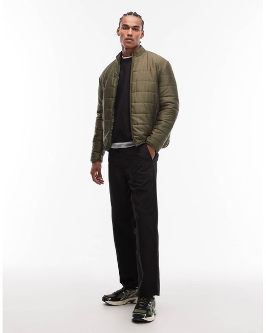 ASOS Gray Peakmaxtm Liner Jacket for men