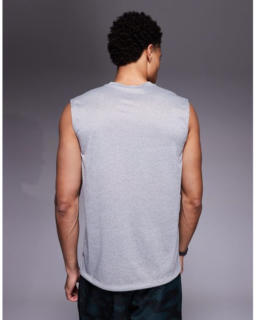 Nike Gray Legend Dri-fit Tank Top for men