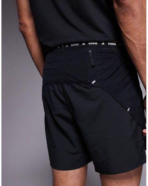 Adidas Originals Black Adidas Running Adi365 Shorts for men