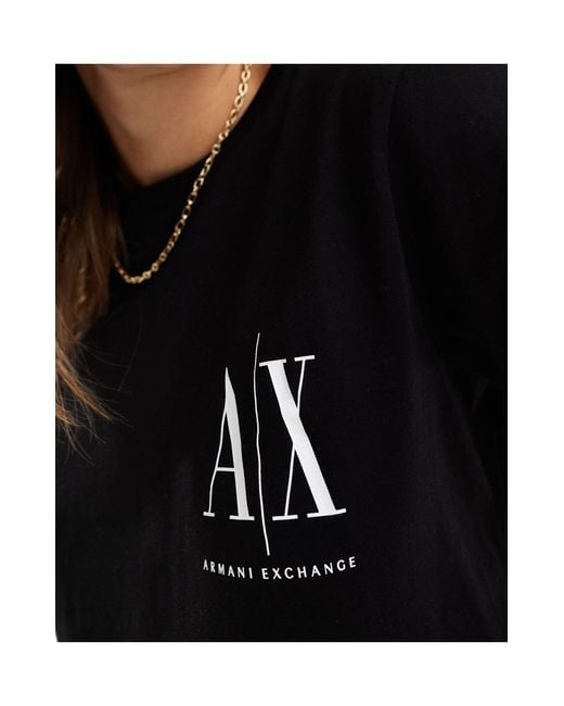 Armani Exchange Black Regular T-shirt