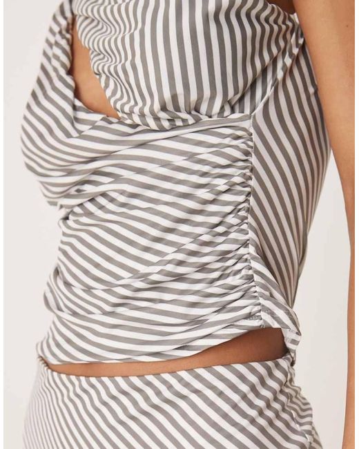 Top A Sin Mangas Con Detalle De Abertura De (Parte De Un Conjunto) ASOS de color White