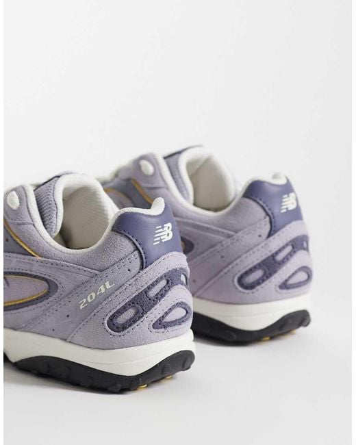 New Balance White 204l Trainers
