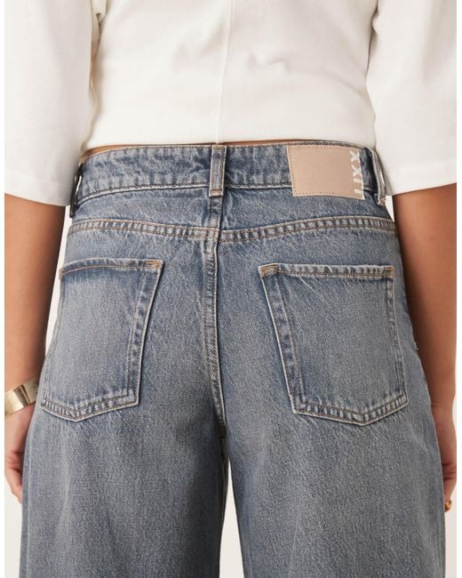 JJXX Blue Fuji Barrel Fit Jeans