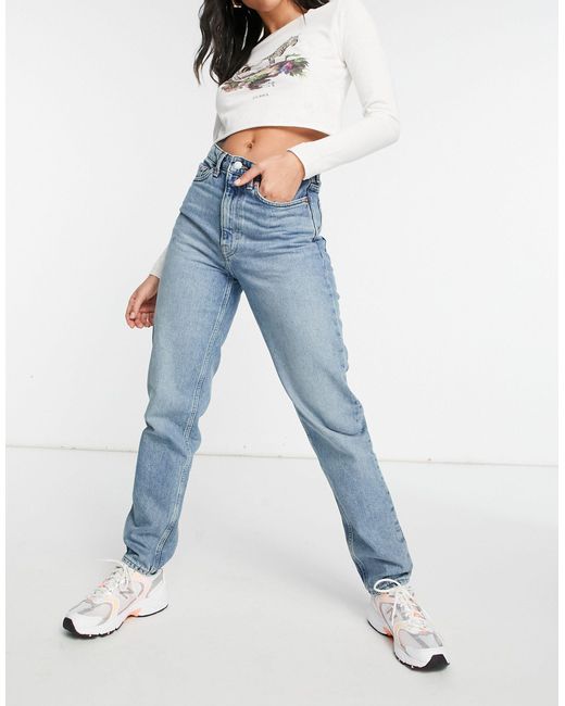 Weekday Denim Seattle Cotton High Waist 