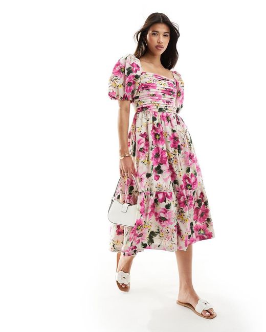 reformation lino dress Rent The Casette Floral Linen Maxi Dress By Reformation