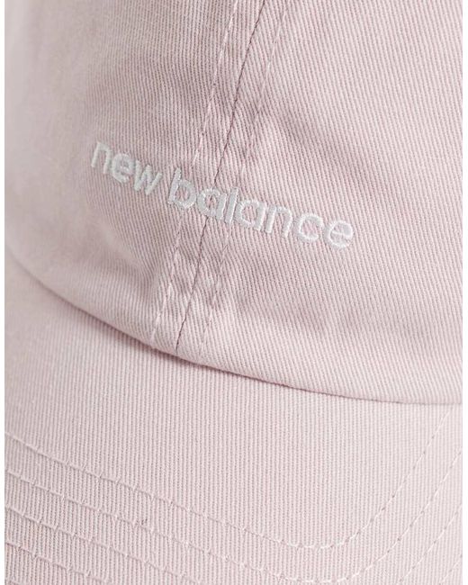 New Balance Natural 6 Panel Linear Logo Cap