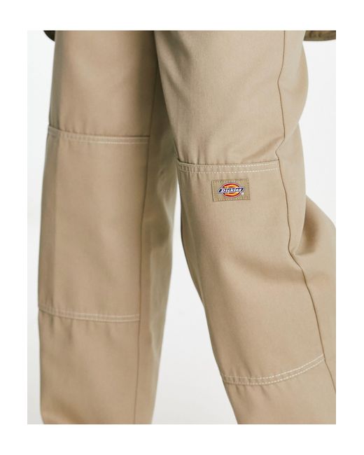 Dickies Natural Straight Fit Sawyerville Trousers With Double Knee Stitching