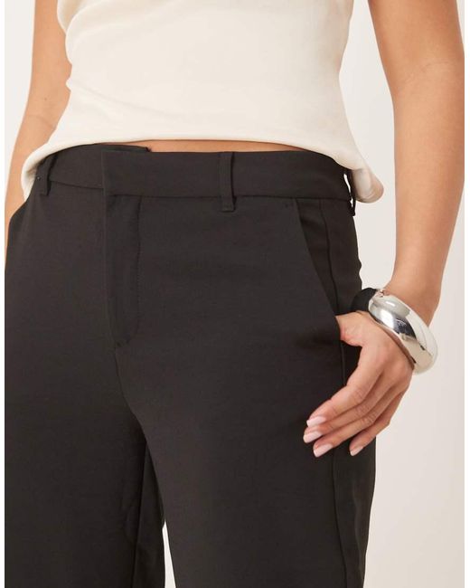 Gina Tricot Black Straight Leg Tailored Trousers