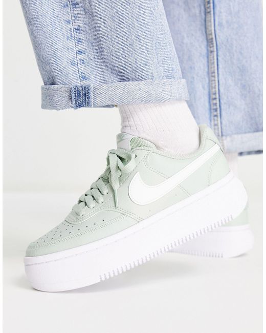 Nike high platform sneakers top