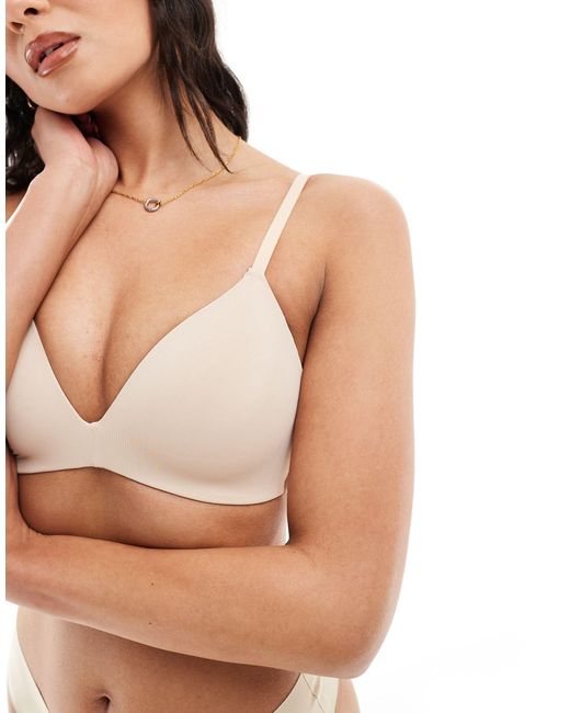 Cotton On Natural Cotton On Ultimate Comfort Wire Free T-shirt Bra