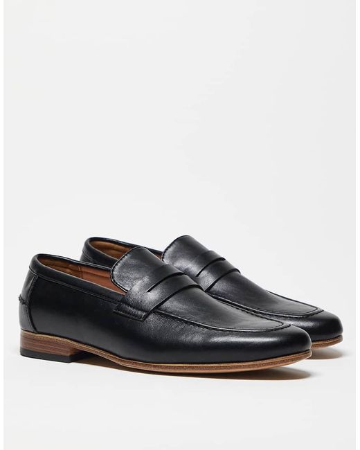 ASOS Brown Penny Loafers for men