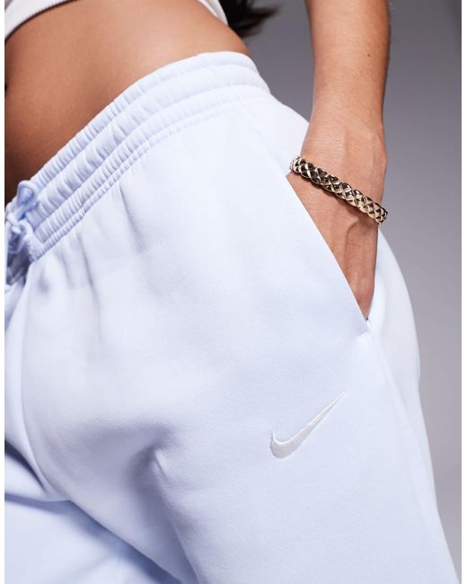 Nike Gray Phoenix Fleece High Waisted Oversized joggers