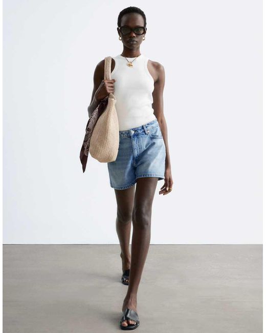 & Other Stories White Racer Tank