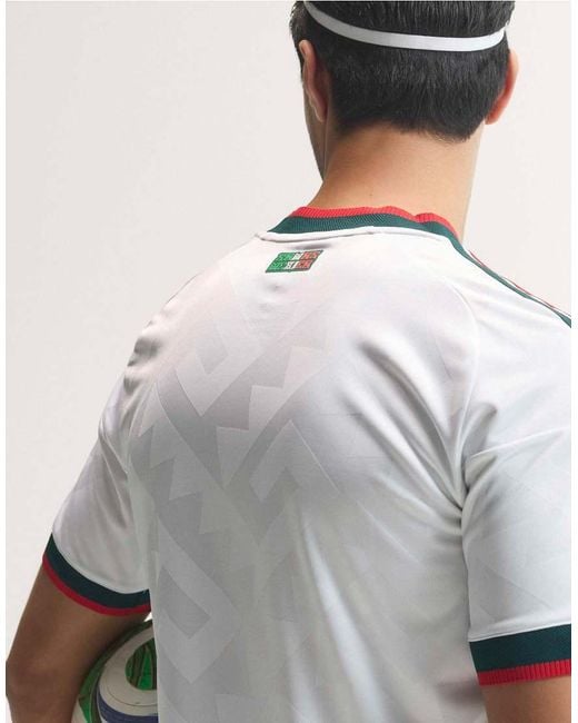 Adidas Originals Gray Mexico 26 Away Authentic Jersey for men