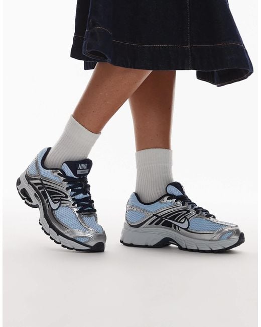 Nike Blue Air Max Moto Sneakers