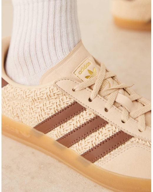 Adidas Originals Brown Gazelle Indoor Trainers