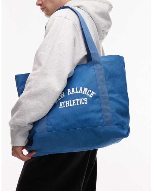 New Balance – tragetasche aus canvas in Blue für Herren