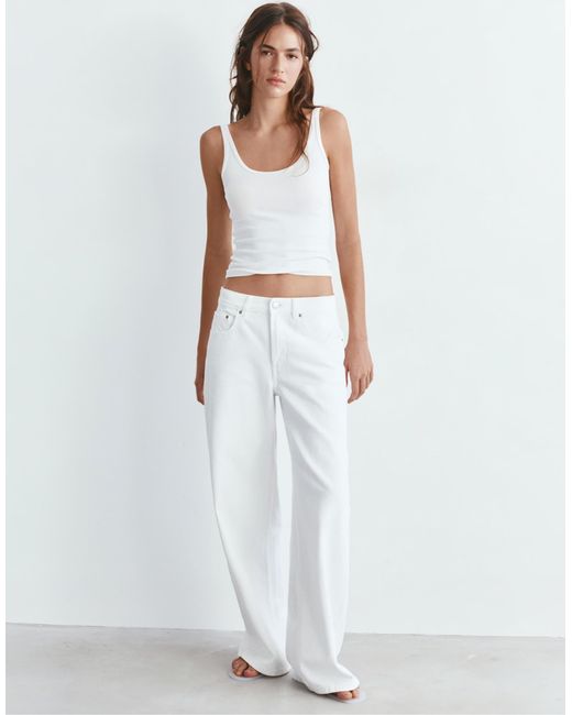 Débardeur en modal Pull&Bear en coloris White