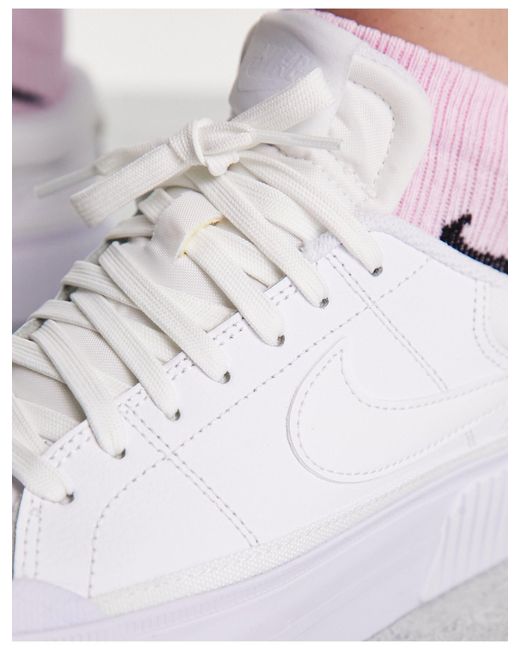 Nike Court Legacy Lift Sneakers in White for Men | Lyst