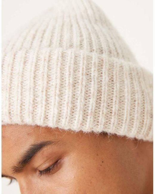 Gorro De Punto De ASOS de hombre de color Natural