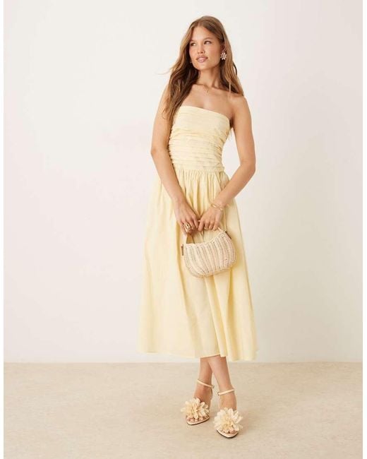 Nobody's Child Natural Felicity Bandeau Midi Dress
