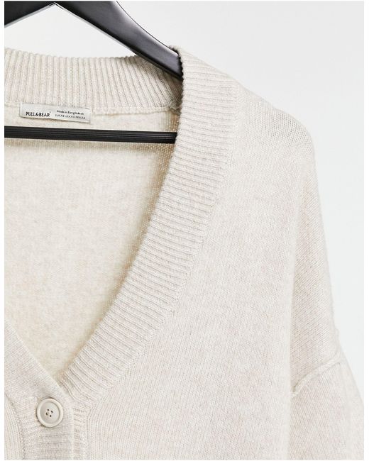 white longline cardigan
