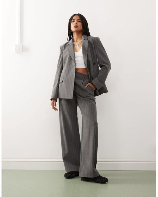 Weekday Gray Co-ord Blazer