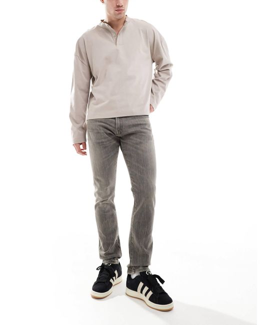 Polo Ralph Lauren Gray Sullivan Icon Logo Slim Fit Jeans for men