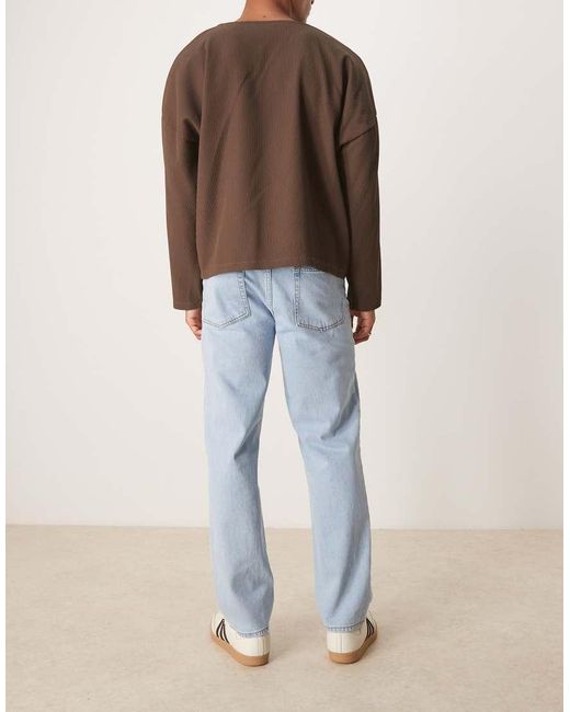ASOS Blue Straight Leg Jean for men