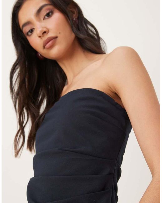 Nia Blue Grandco-Ord Bandeau Top