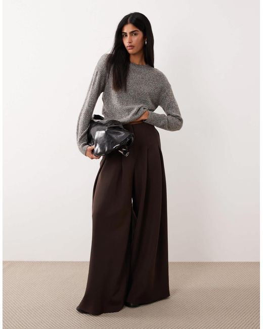 Pull ras Mango en coloris Gray