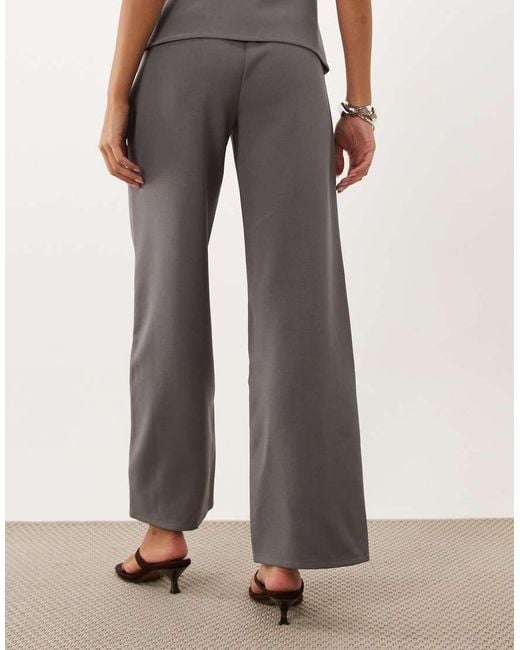 Kaiia White Exclusive Straight Leg Tailored Trousers Co-Ord