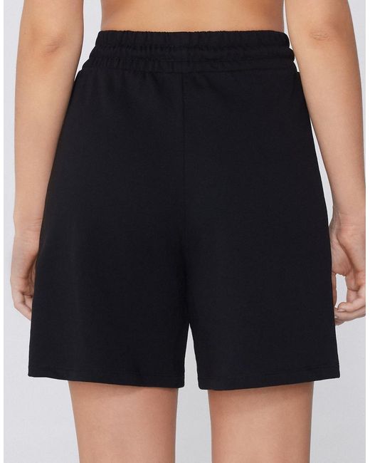 Tezenis Black Bermuda Shorts With Drawstring