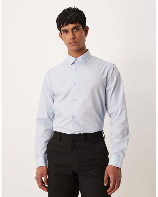 ASOS White Formal Easy Iron Regular Shirt for men