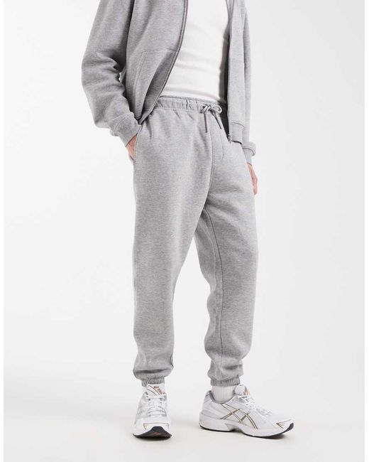 ASOS Gray Essential Tapered Sweatpants for men