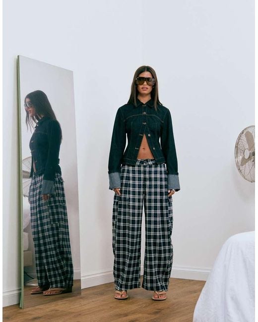 Lioness Blue Nova Relaxed Barrel Leg Trouser