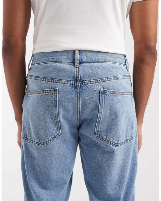 ASOS Blue Tapered Jeans for men