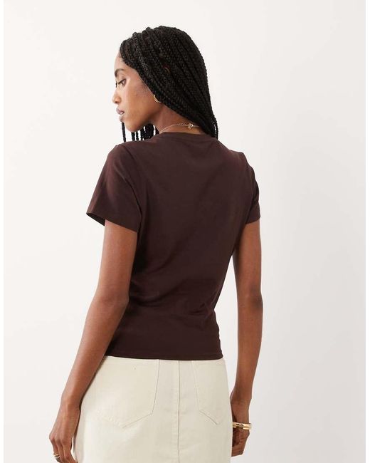 Cotton On Natural Twist Short Sleeve Tee