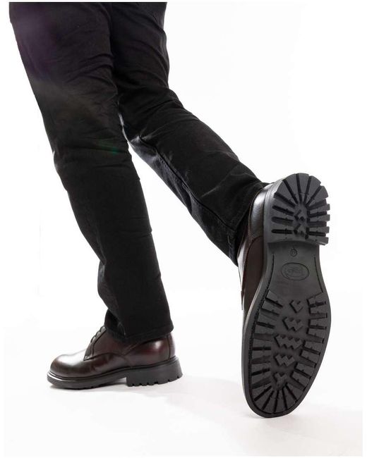 Base London Gray Locke Lace Up Shoe for men