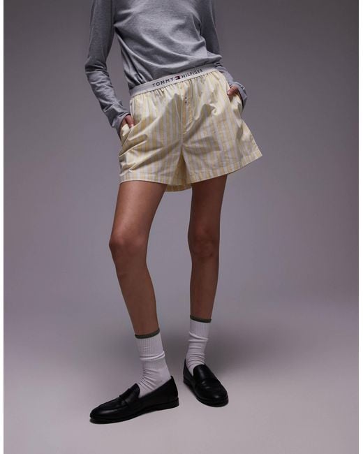 Tommy Hilfiger Purple Poplin Boxer Shorts