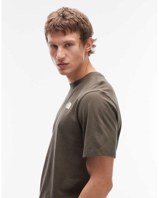 The North Face Gray Denali Backprint T-Shirt for men