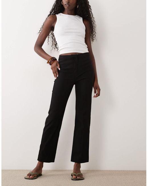 Mango Black Tailored Slim Trouser