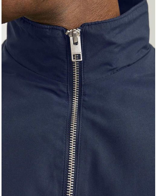 Jack & Jones Blue Bomber Jacket for men
