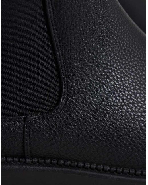 SEQWL Blue Mexton Chunky Chelsea Boots for men